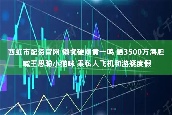 西虹市配资官网 懒懒硬刚黄一鸣 晒3500万海胆 喊王思聪小猫咪 乘私人飞机和游艇度假